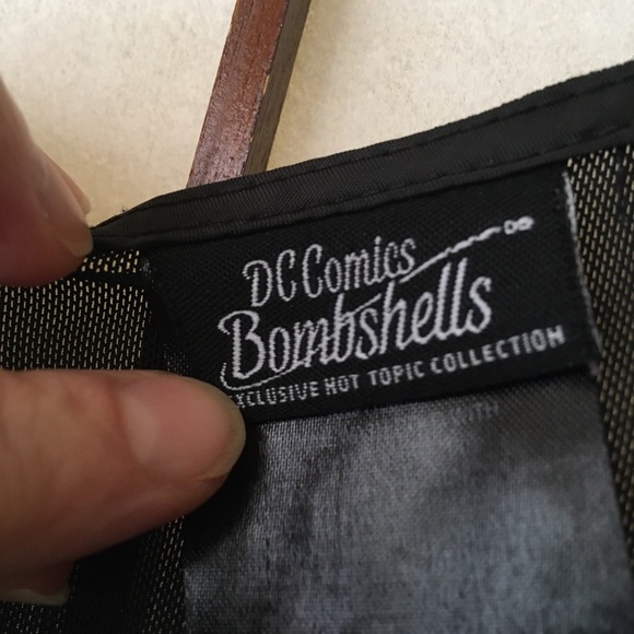 Hot Topic Poison Ivy DC Bombshells Dress Valentine New Year Dress Green - Picture 4 of 14